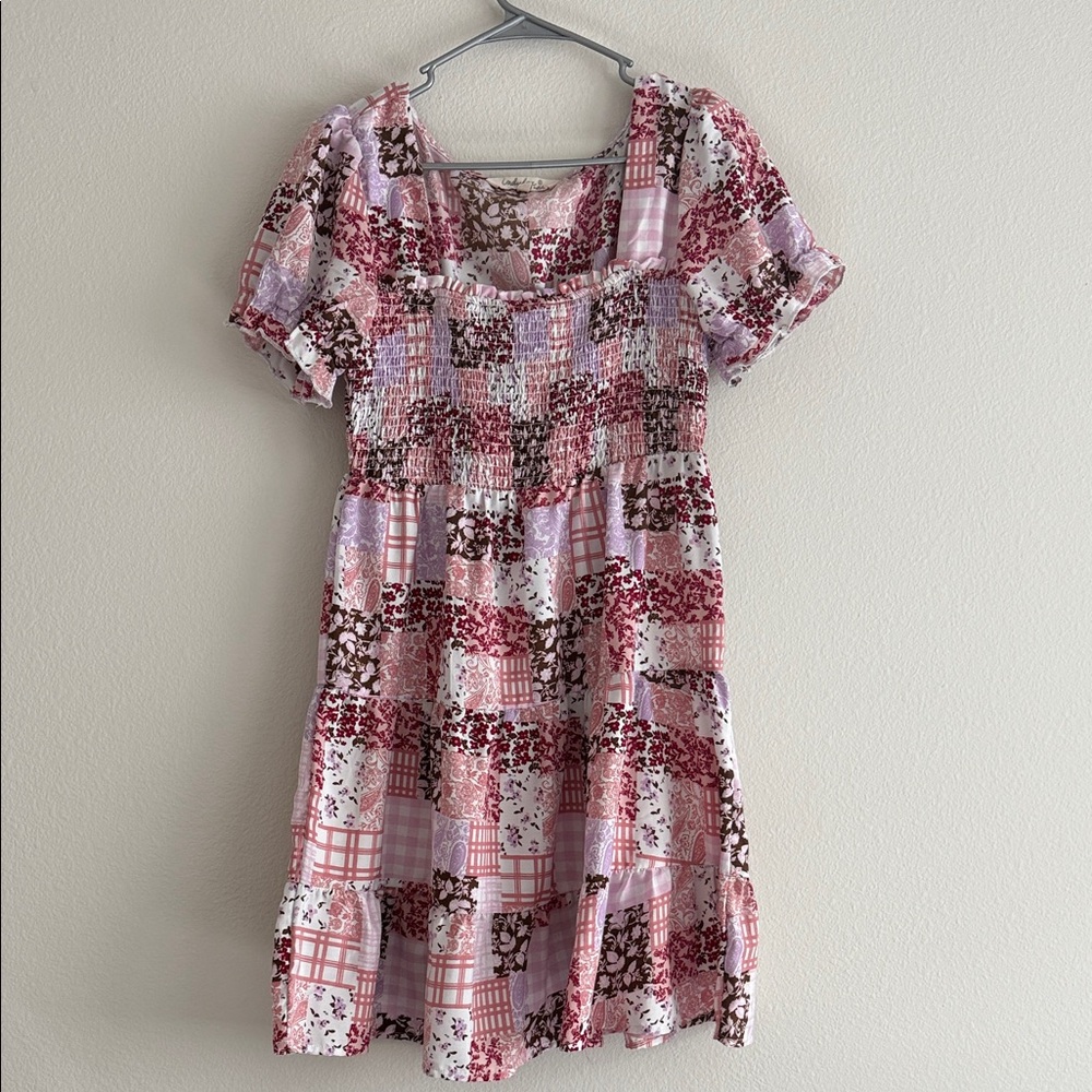 Floral Patchwork Dress